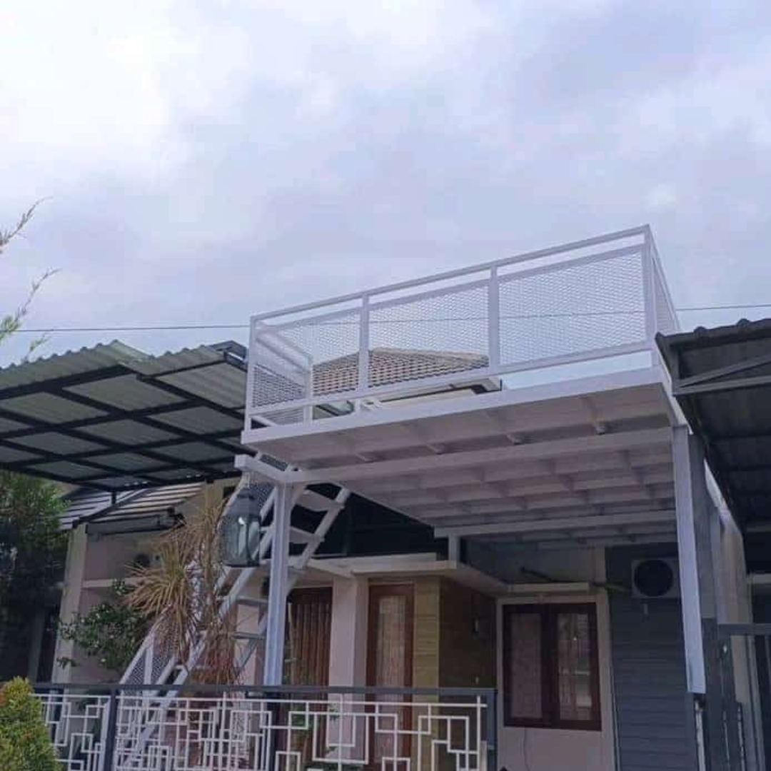 Pemasangan Kanopi Kaca 8 ml