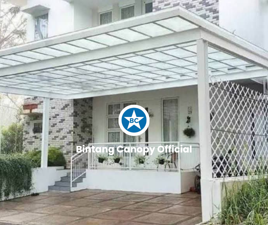 Pemasangan Kanopi Kaca 8 ml