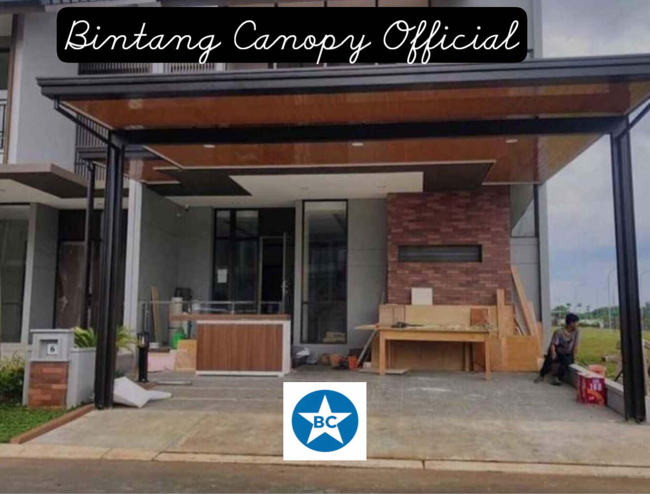 Besi hollo galvanis, atap Alderon, plafon pvc